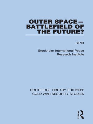 cover image of Outer Space--Battlefield of the Future?